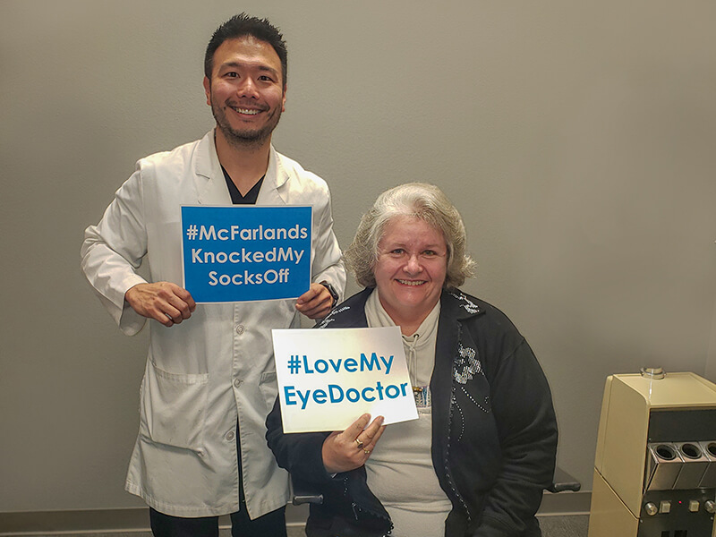 Bernice Ufford and Dr. Chwe