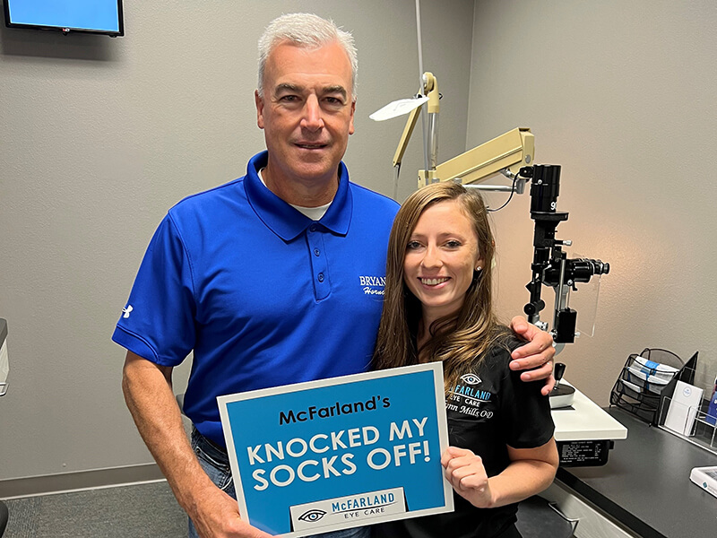 Dr. Mills and Coach Lee