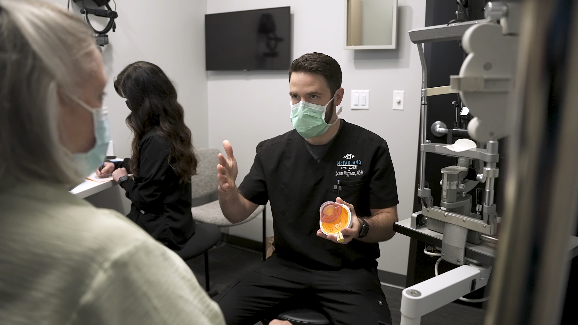 Cataract evaluation with Dr. James Hoffmann at McFarland Eye Care in Little Rock, AR